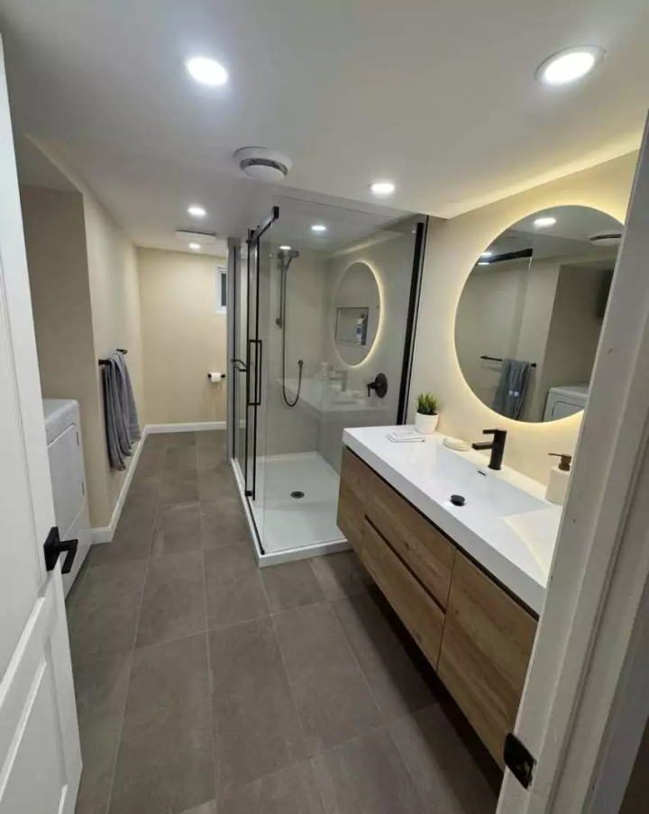 Nous rénovons votre salle de bain avec des matériaux de qualité.