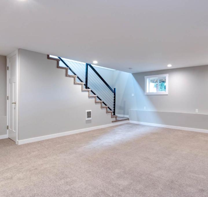 Basement renovation is one way to increase the value of your property.